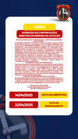 AVISO DE INTENÇÃO DE CONTRATAÇÃO – ABERTURA DE DISPENSA DE LICITAÇÃO.