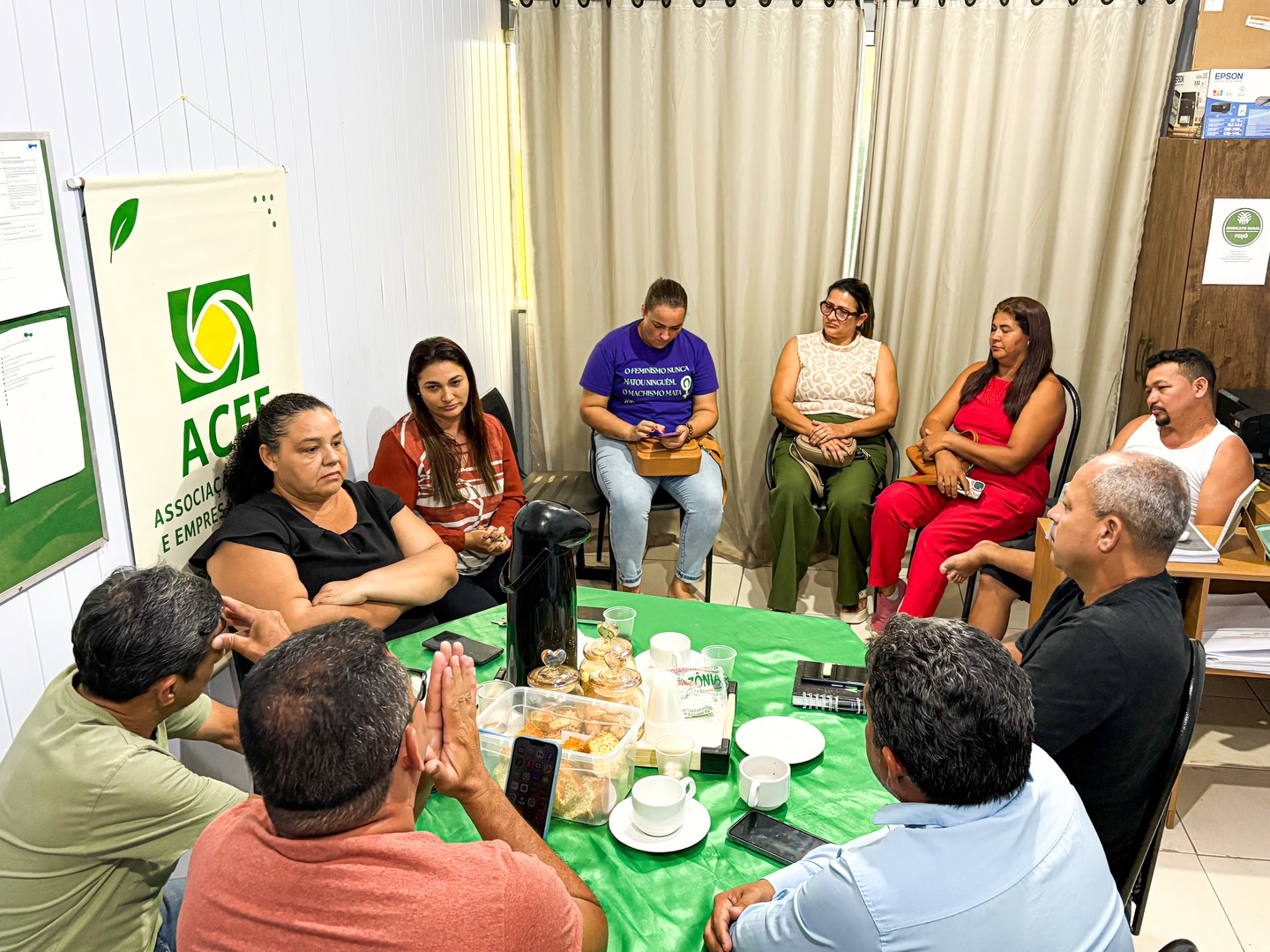 Reunião com o movimento popular em favor da saúde do município