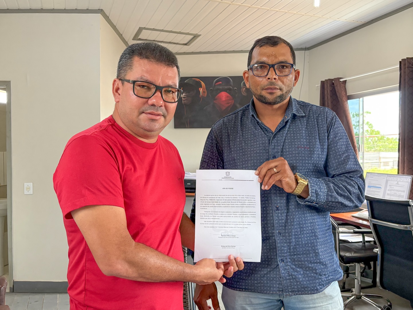 Vereador Suplente Antonio Rosalvo Nascimento dos Reis toma posse