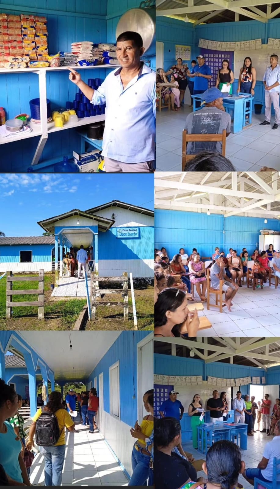 VISITA DO PRESIDENTE EM EXERCÍCIO LEILDO A ESCOLA JOÃO BENTO KM 90.